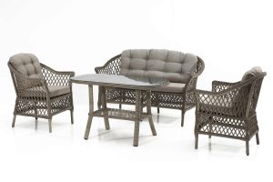 Set mobilier de gradina, Divona, Dove, Gri - imagine 7