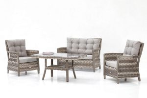 Set mobilier de gradina, Divona, Manila 708, Gri - imagine 2