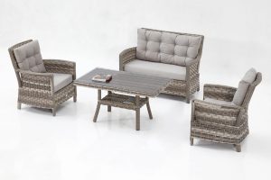 Set mobilier de gradina, Divona, Manila 708, Gri - imagine 3