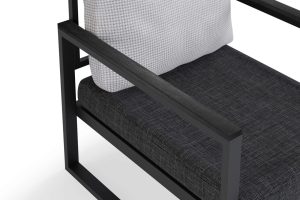 Set mobilier de gradina, Dragon, MTLKNP001, Antracit - imagine 3