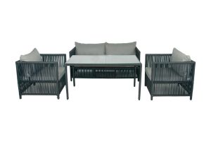 Set mobilier de gradina, Jumilla, Mana 3, Gri - imagine 7