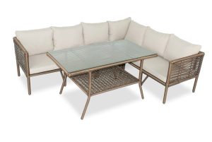 Set mobilier de gradina, Jumilla, Newyork 224, Maro inchis