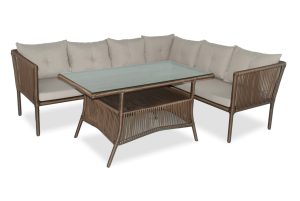 Set mobilier de gradina, Jumilla, Shangai 5, Maro inchis