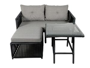 Set mobilier de gradina, Jumilla, Shangai 8, Gri - imagine 6