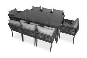 Set mobilier de gradina, Jumilla, Vera 200, Gri