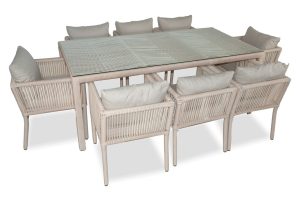 Set mobilier de gradina, Jumilla, Vera 200, Maro deschis