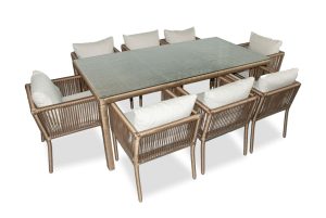 Set mobilier de gradina, Jumilla, Vera 200, Maro inchis