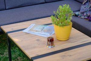 l set de lounge de gradina valovi mers corner cadru metal negru de lemn gri 5.jpg