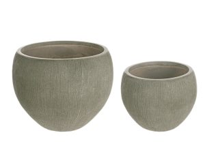 l set ghivece pentru exterior 2 piese brush bizzotto 51 x 39 cm fibra de sticla verde sage.jpg