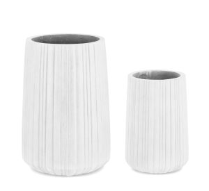 l set ghivece pentru exterior 2 piese halong cylinder bizzotto 45 x 66 cm fibra de ciment si argila alb.jpg
