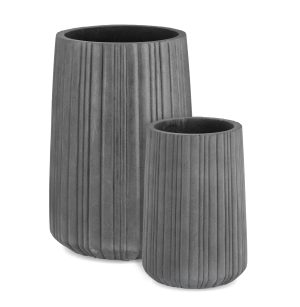 l set ghivece pentru exterior 2 piese halong cylinder bizzotto 45 x 66 cm fibra de ciment si argila gri 1.jpg