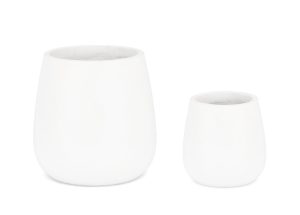 l set ghivece pentru exterior 2 piese hoian bizzotto 45 x 45 cm fibra de ciment si argila alb.jpg