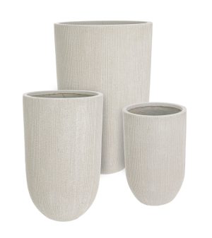 l set ghivece pentru exterior 3 piese brush bizzotto 44 x 70 cm fibra de sticla bej 1.jpg