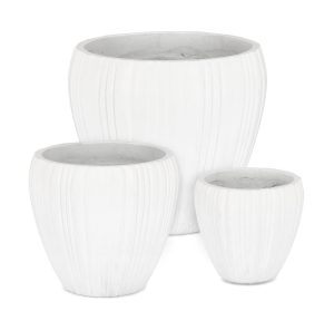 l set ghivece pentru exterior 3 piese halong round bizzotto 55 x 50 cm fibra de ciment si argila alb 1.jpg