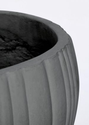 l set ghivece pentru exterior 3 piese halong round bizzotto 55 x 50 cm fibra de ciment si argila gri 2.jpg