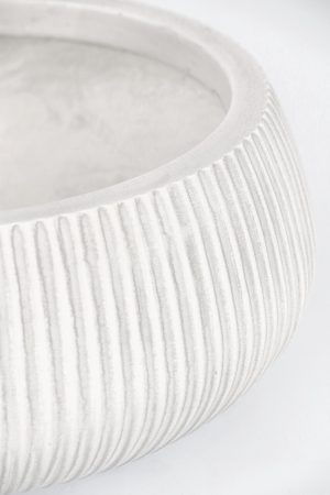 l set ghivece pentru exterior 3 piese ribbed bizzotto 43 x 18 cm fibra de sticla si argila alb 2.jpg