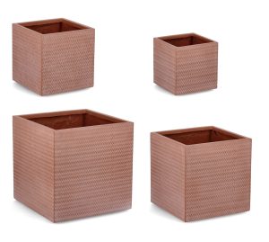 l set ghivece pentru exterior 4 piese tressage bizzotto 435 x 435 x 44 cm fibra de sticla si argila teracota.jpg