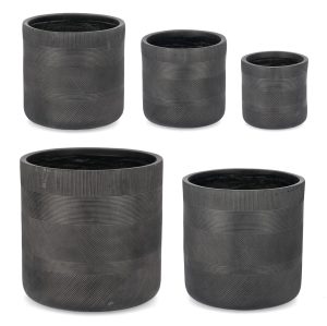 l set ghivece pentru exterior 5 piese rigo bizzotto 505 x 50 cm fibre de lut antracit.jpg