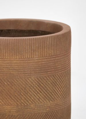l set ghivece pentru exterior 5 piese rigo bizzotto 505 x 50 cm fibre de lut maro rusty 2.jpg