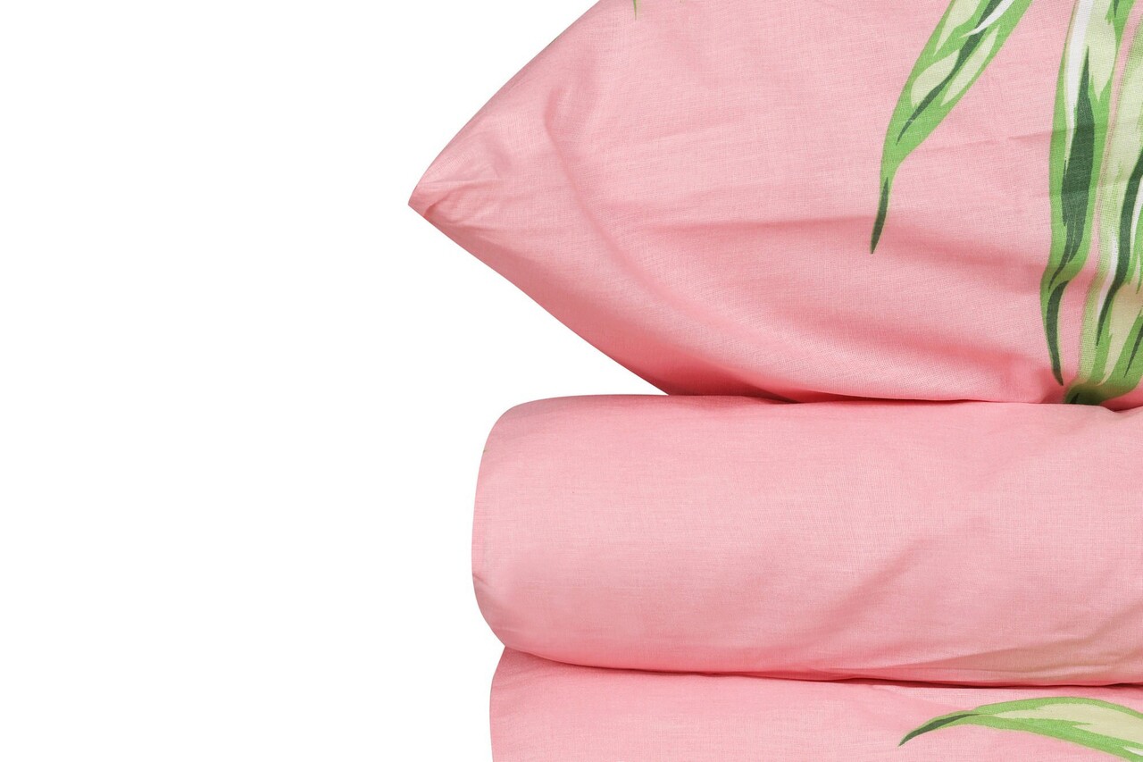 Lenjerie de pat dubla King (IT), Barbara - Green, Mijolnir, Bumbac Ranforce 4 l set husa de pilota ranforce king it barbara mjolnir 100 bumbac infortat 3.jpg