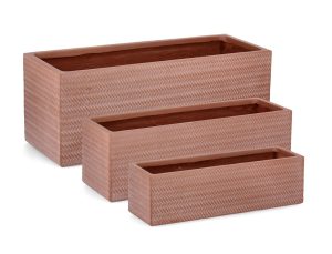 l set jardiniere pentru exterior 3 piese tressage bizzotto 80 x 30 x 30 cm fibra de sticla si argila teracota 1.jpg