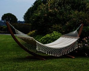 Suport pentru hamac Hammock, Bizzotto, 316 x 119 x 125 cm, lemn de larice - imagine 3