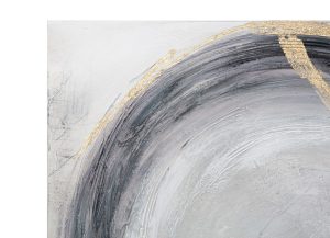 Tablou decorativ Circly, Mauro Ferretti, 150x60 cm, canvas pictat manual, multicolor - imagine 5