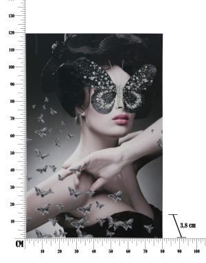 Tablou decorativ Dark Lady, Mauro Ferretti, 80x120 cm, canvas, multicolor - imagine 8