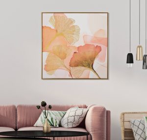 Tablou decorativ Eniko, Mauro Ferretti, 80x80 cm, lemn, multicolor - imagine 2