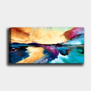 Tablou decorativ, YTY1027048810_50120, Canvas , Lemn, Multicolor - imagine 2