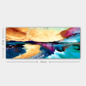 Tablou decorativ, YTY1027048810_50120, Canvas , Lemn, Multicolor - imagine 3