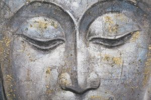 Tablou decorativ, Face Buddha Light -A, Mauro Ferretti, 80 x 120 cm, canvas imprimat si pictat/lemn de pin, multicolor - imagine 3
