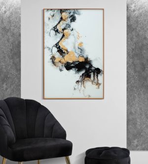 Tablou decorativ Ghost, Mauro Ferretti, 80x120 cm, sticla, multicolor - imagine 2