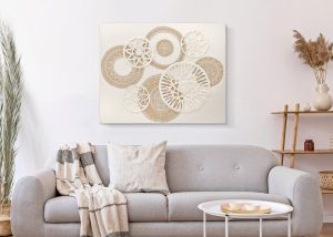 Tablou decorativ Icer, Mauro Ferretti, 80 x 100 cm, lemn de pin/canvas pictat - imagine 2