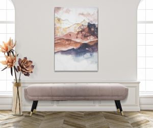 Tablou decorativ Mountain, Mauro Ferretti, 80x120 cm, canvas, multicolor - imagine 2