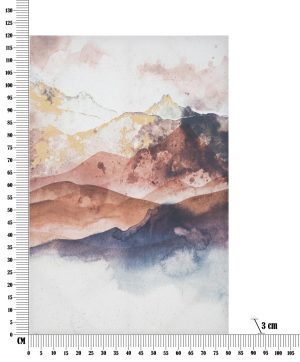 Tablou decorativ Mountain, Mauro Ferretti, 80x120 cm, canvas, multicolor - imagine 6