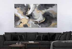 Tablou decorativ Richy, Mauro Ferretti, 180x100 cm, canvas pictat manual, multicolor - imagine 2