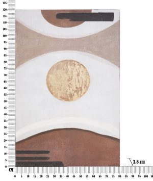 Tablou decorativ Sunry, Mauro Ferretti, 80x120 cm, lemn pin/canvas pictat manual - imagine 6