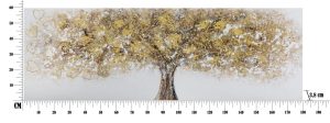 Tablou decorativ Super Tree -A, Mauro Ferretti, 180x60 cm, canvas pictat manual - imagine 7