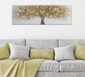 Tablou decorativ Super Tree -A, Mauro Ferretti, 180x60 cm, canvas pictat manual - imagine 8