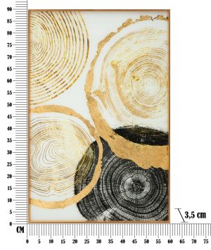 Tablou decorativ Woody, Mauro Ferretti, 60x90 cm, sticla, multicolor - imagine 7