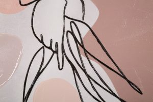 Tablou, Mauro Ferretti, Lady, 80 x 2.8 x 80 cm, lemn de pin/panza, multicolor - imagine 3