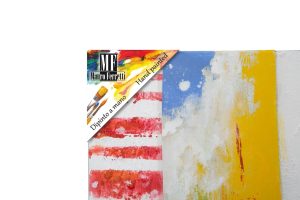 Tablou Music, Mauro Ferretti, 100x3.5x100 cm, canvas/lemn, multicolor - imagine 6
