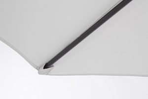 Umbrela pentru gradina/terasa Kalife, Bizzotto, Ø270 cm, stalp Ø36/38 mm, aluminiu/poliester, natural - imagine 5