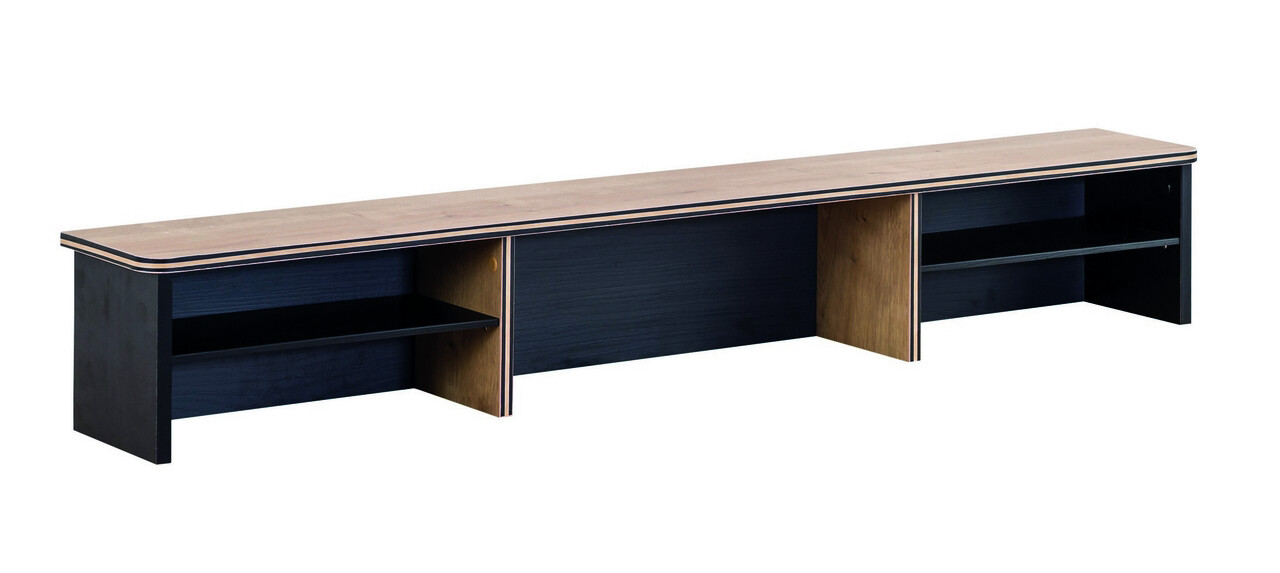 Raft pentru birou, Çilek, Black Large Study Unit, 138x21x21 cm, Multicolor 1 Raft pentru birou, Çilek, Black Large Study Unit, 138x21x21 cm, Multicolor