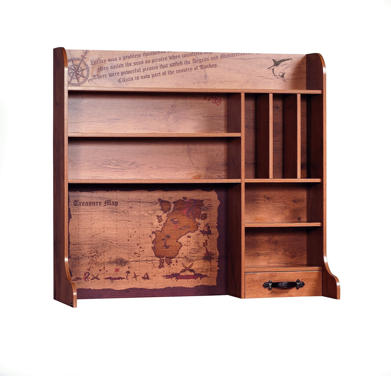 Raft pentru birou, Çilek, Pirate Study Unit, 115x106x37 cm, Multicolor 1 Raft pentru birou, Çilek, Pirate Study Unit, 115x106x37 cm, Multicolor