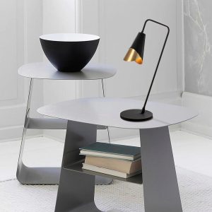 Lampa de masa, Tatum, 584TTM1730, Metal, Negru / Vintage - imagine 2