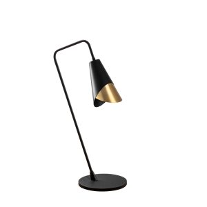 Lampa de masa, Tatum, 584TTM1730, Metal, Negru / Vintage - imagine 4
