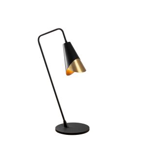 Lampa de masa, Tatum, 584TTM1730, Metal, Negru / Vintage - imagine 5
