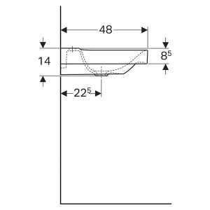 lavoar cu blat geberit xeno2 asimetric 90x48 cm alb24737.jpg
